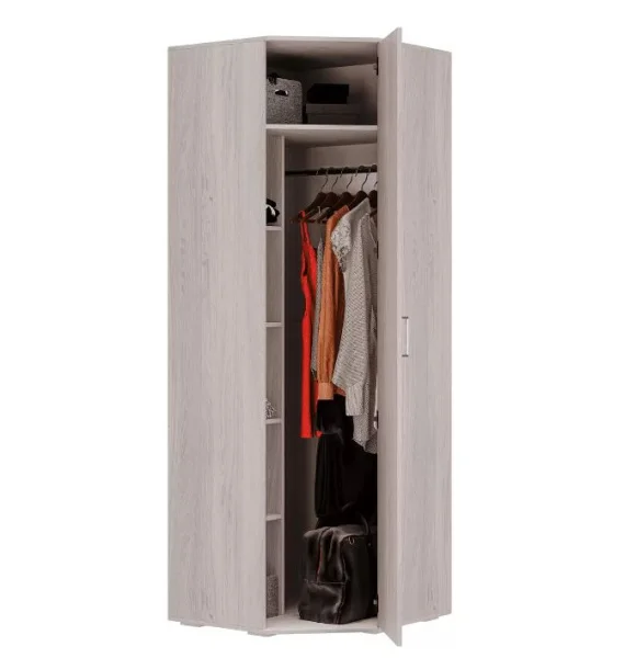 Шкаф угловой Белла ясень белый Шкаф угловой Белла ясень белый