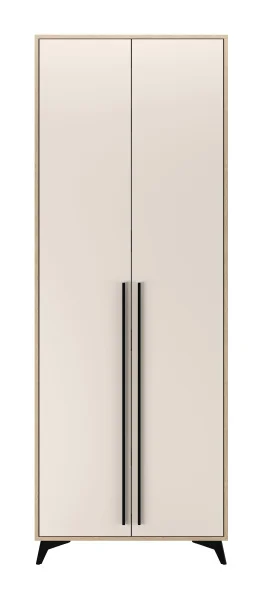 Шкаф Ева 800 2С дуб экспрессив/сатин