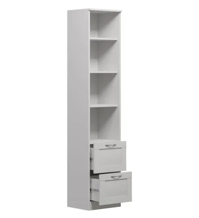 Стеллаж Сириус 2 ящика 39х190 белый