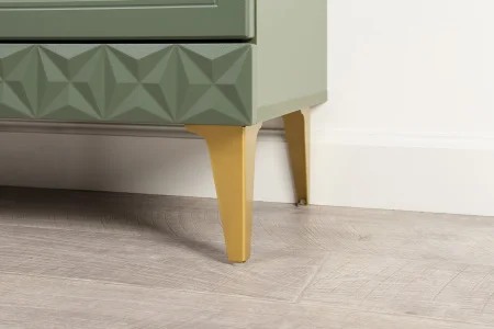 Комод Марион 16.249 дымчатый зеленый/олива шагрень