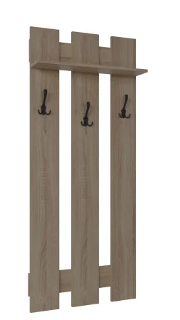 Вешалка в прихожую Копенгаген дуб сонома