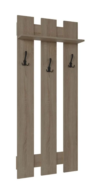 Вешалка в прихожую Копенгаген дуб сонома
