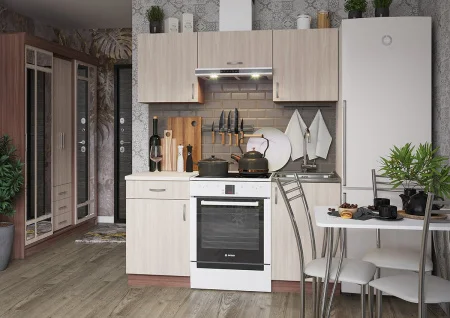 Кухня Татьяна 1.6 ясень шимо темный/ясень шимо светлый