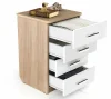 Комод К-2 дуб сонома/белый