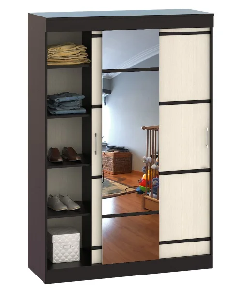 Шкаф-купе 1500 Сакура венге/дуб лоредо