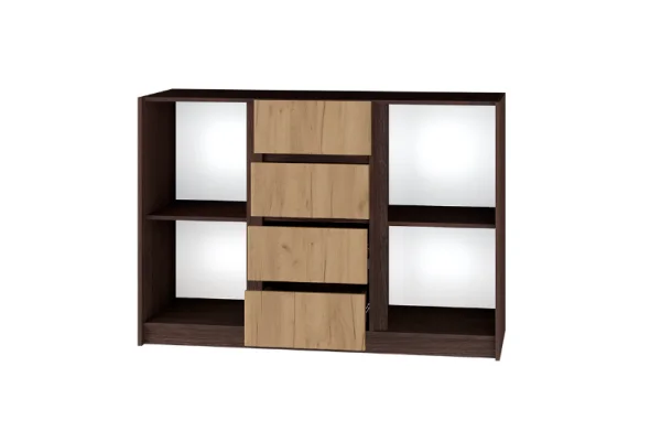 Модульная спальня Флоренция венге/дуб крафт золотой Модульная спальня Флоренция венге/дуб крафт золотой