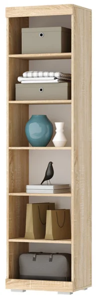 Шкаф Соната ШС-500 дуб сонома/белый глянец