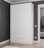 Шкаф Челси 1200 белый/белый глянец