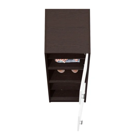 Пенал с нишей СК-9 венге/белый