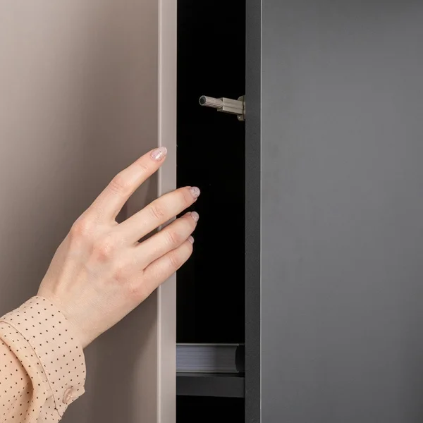 Шкаф Сидней 13.200 антрацит/веллюто капучино