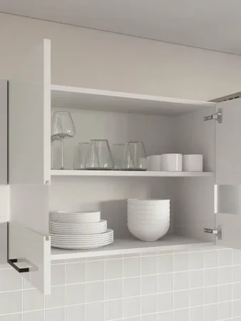 Кухня Дуся 2.0 белый/дуб бунратти