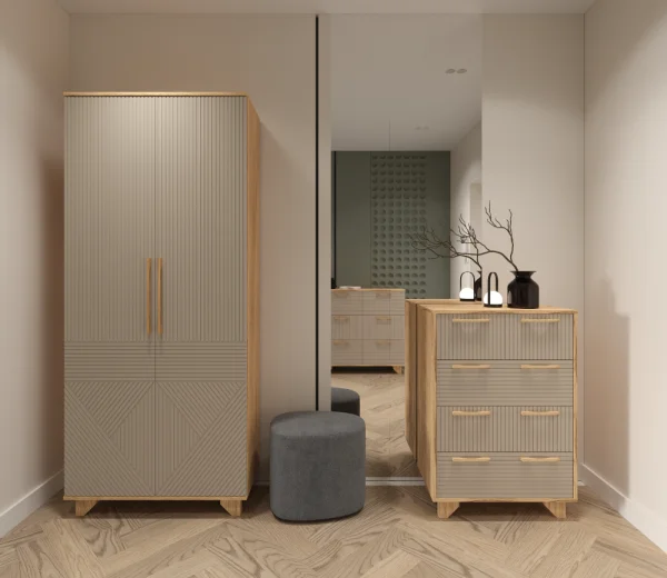 Шкаф Ньерд 900 дуб вотан/ива пепельная