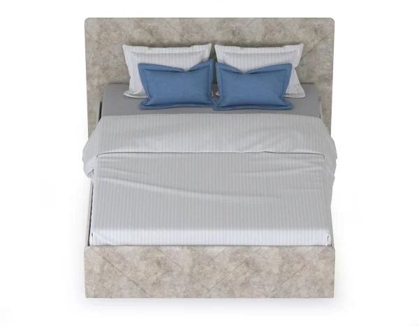 Кровать Амели 11.31 шёлковый камень/бетон чикаго беж Кровать Амели 11.31 шёлковый камень/бетон чикаго беж