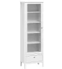 Шкаф-витрина Ева (Хельга) REG1W1S/65 белый