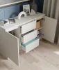 Комод с ящиками и дверками Мори МК 1203 сатин