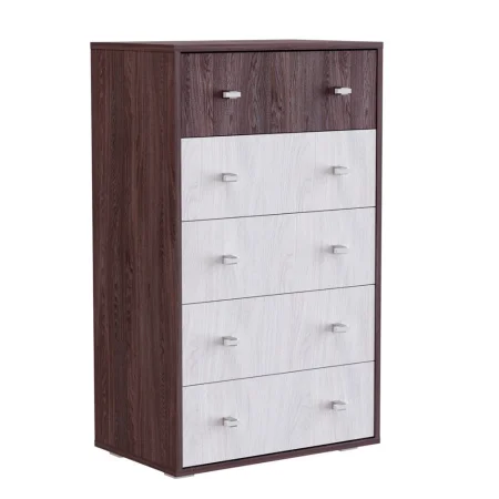 Тумба высокая Омега-18 анкор темный/анкор светлый