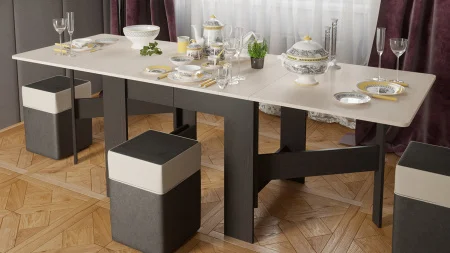 Стол-книжка тип 2 венге цаво/дуб белфорт