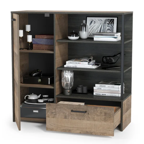 Комод Трувор 13.307.01 дуб гранж песочный/интра Комод Трувор 13.307.01 дуб гранж песочный/интра