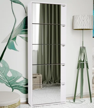 Тумба для обуви тип 9 ясень белый Тумба для обуви тип 9 ясень белый