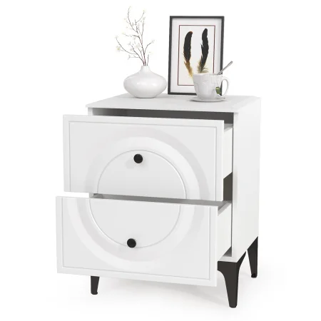 Тумба прикроватная Валенсия 13.291 белый шагрень