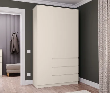 Шкаф для одежды Мори МШ 1200 сатин