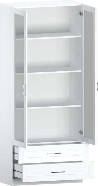 Шкаф-витрина Классика 7.24 белый