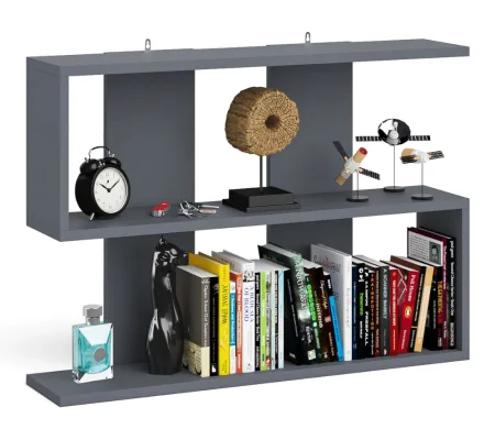 Полка навесная Мори 900 графит