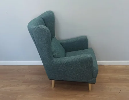 Кресло Томас синий (рогожка Милана-13)