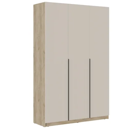 Шкаф комбинированный Бохо ШК-004 дуб крафт серый/кашемир