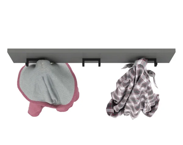 Вешалка Октава 15.14.02 серый графит