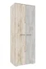 Шкаф Бостон ШК-800 дуб крафт серый/бетонный камень