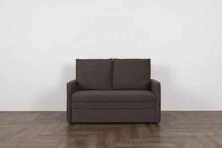 Диван Куба 1200 коричнево-серый (велюр Confetti №22)