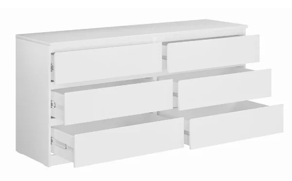 Комод Мальта 6 ящиков белый Комод Мальта 6 ящиков белый