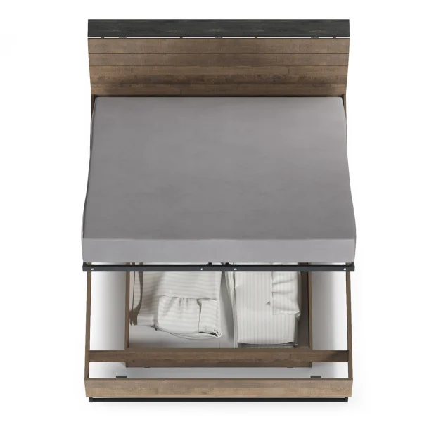 Кровать Трувор 11.34 с подъемным механизмом дуб гранж песочный/интра Кровать Трувор 11.34 с подъемным механизмом дуб гранж песочный/интра