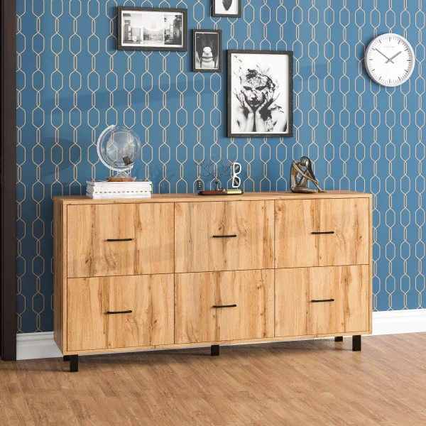 Комод 127-1704 дуб вотан Комод 127-1704 дуб вотан