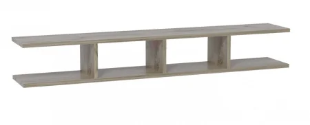 Полка Ольга-19 №2 дуб крафт серый/дуб крафт белый