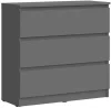 Комод Челси 800 (3 ящика) графит