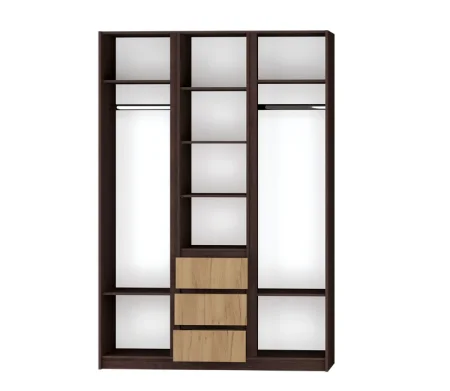 Шкаф Флоренция венге/дуб крафт золотой