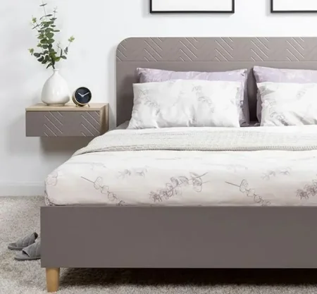 Тумба прикроватная Амьен 16.08 плейн/веллюто капучино