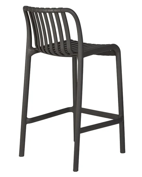 Полубарный стул LMZL-PP777-1 темно-серый