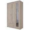 Шкаф комбинированный Сириус 3 двери и 1 ящик дуб сонома