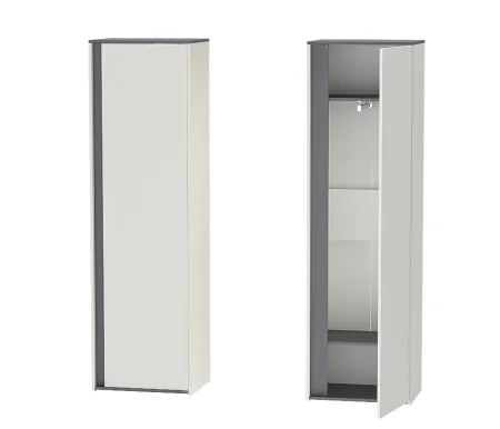 Модульная прихожая Иннэс-12 миндаль/графит