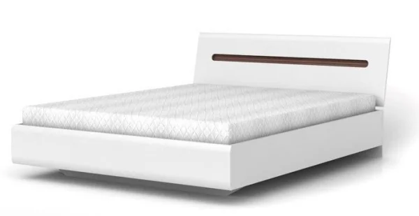 Кровать Ацтека LOZ160 белый глянец Кровать Ацтека LOZ160 белый глянец