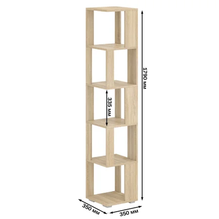 Стеллаж СВК дуб сонома