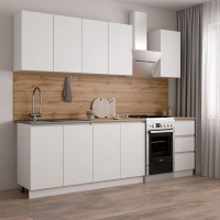 Кухонный гарнитур Мори 2,0 белый Кухонный гарнитур Мори 2,0 белый