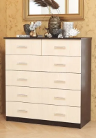 Комод-6 венге/дуб млечный