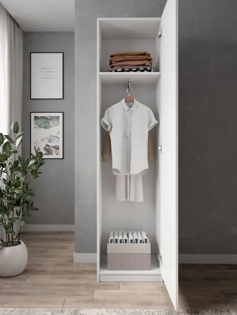 Шкаф распашной 50 белый