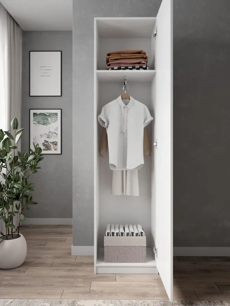 Шкаф распашной 50 белый