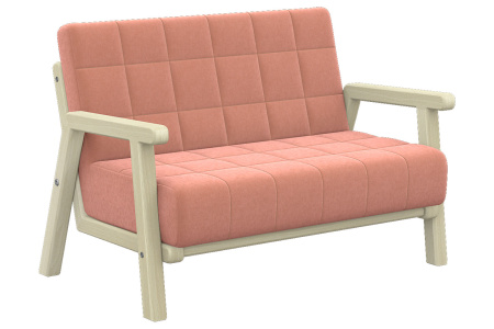Диван Кроха catania coral (микровелюр)