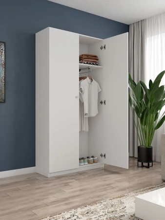 Шкаф распашной 100 белый